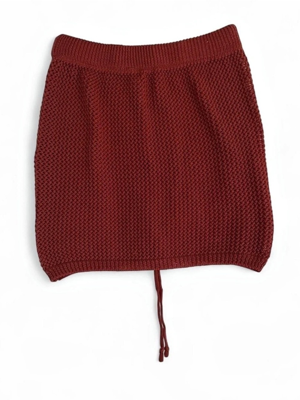 Tinibikini Knit Bikini Bottoms in Red Like New